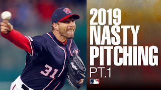 2019 Nasty Pitching Part 1  MLB Highlights [upl. by Ardnohsed]