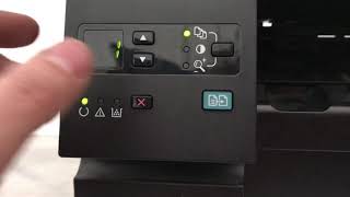 Printer HP LaserJet M1132MFP print test [upl. by Angel]