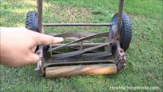 How a manual grass cutting machine works  Must watch [upl. by Ayimat876]