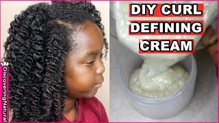 DIY Curl Defining Cream  Discovering Natural [upl. by Riannon459]