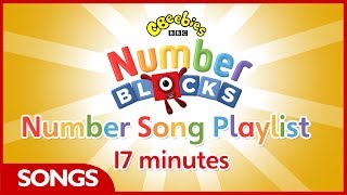 Numberblocks Songs Playlist  17 minutes  CBeebies [upl. by Snook]