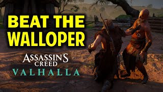 How to Beat the Walloper  Assassins Creed Valhalla Grantebridgescire Mystery Fist Fight [upl. by Lusty]