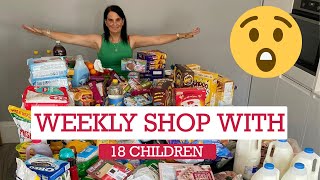 HUGE Grocery Haul For 18 Kids 🍦  The Radford Family [upl. by Aldin40]