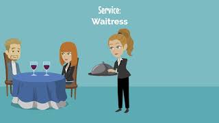 English for restaurants  Vocabulary for restaurant workers and clients [upl. by Drallim]