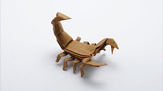 ORIGAMI SCORPION 🦂 Jo Nakashima [upl. by Adolfo]