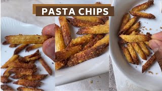 How to make pasta chips [upl. by Eeruhs]